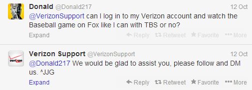 verizon twitter customer service